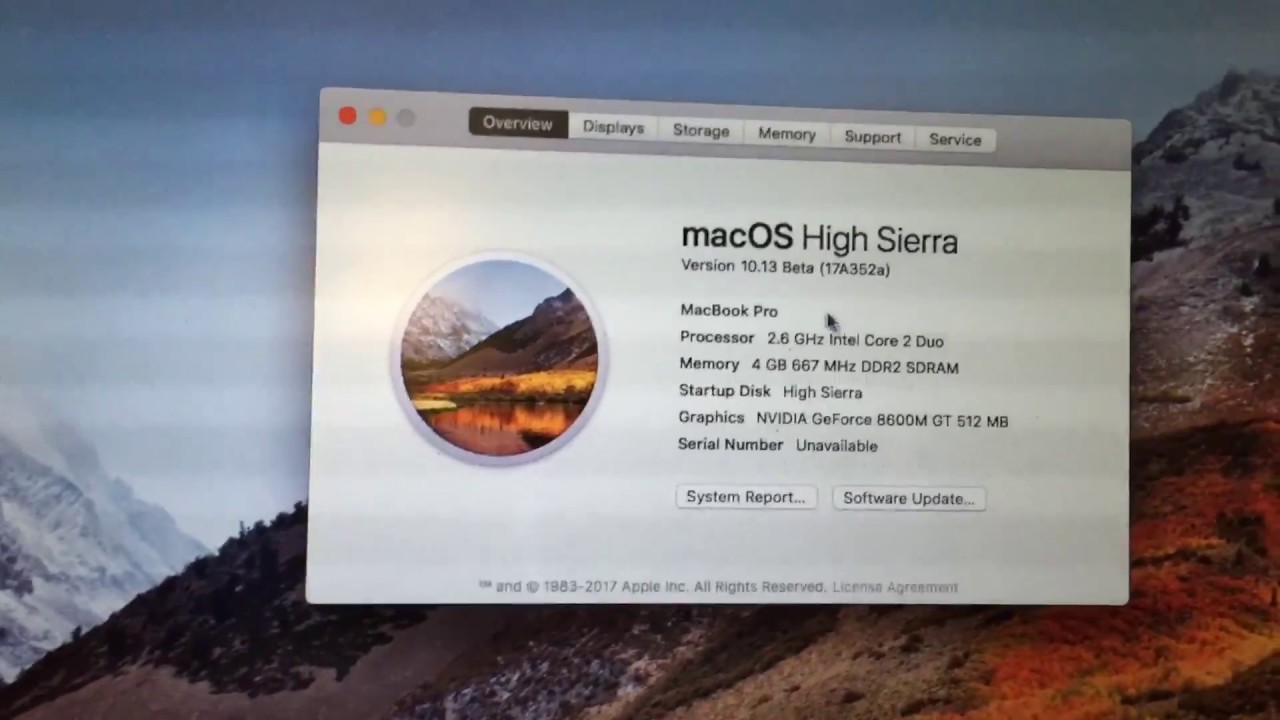fonts required for mac os high sierra